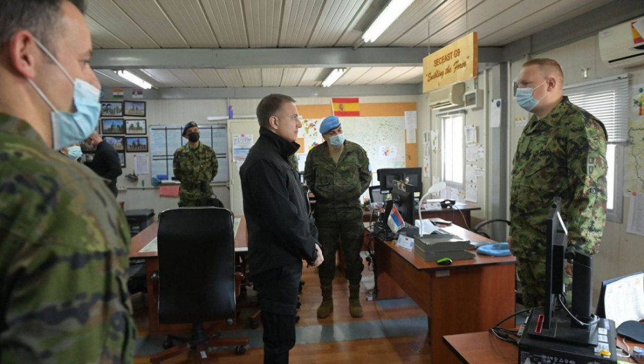 Ministar Stefanović posetio srpske mirovnjake u bazi Sektora Istok misije UNIFIL u Libanu