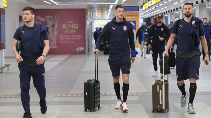 Fudbaleri Srbije krenuli u Kopenhagen na prijateljski meč protiv Danske
