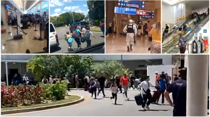 Pucnjava u meksičkom letovalištu, putnici u panici beže sa aerodroma u Kankunu