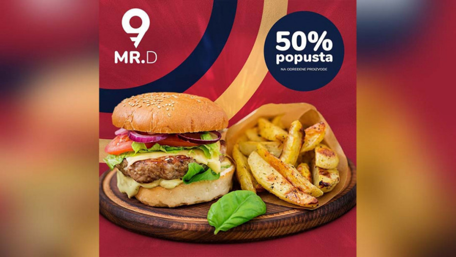 Mister D se ne šali – 50% popusta u preko 200 restorana