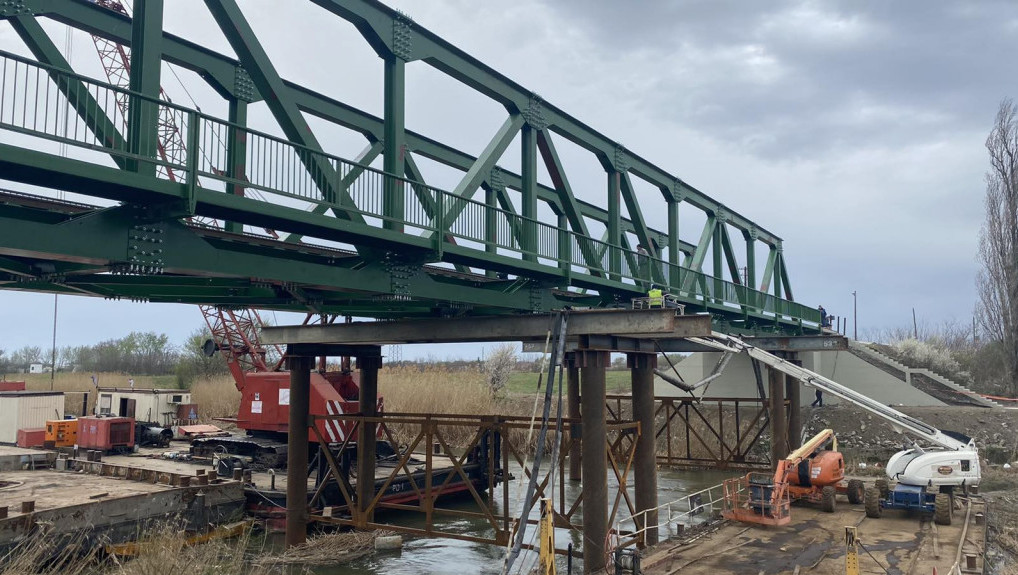 Završena izgradnja novog železničkog mosta u Zrenjaninu preko Begeja