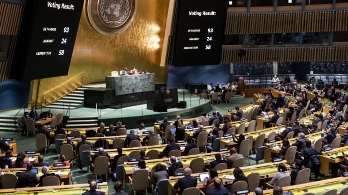 Rusija suspendovana iz Saveta za ljudska prava UN - Kijev se zahvaljuje, Moskva osuđuje glasanje