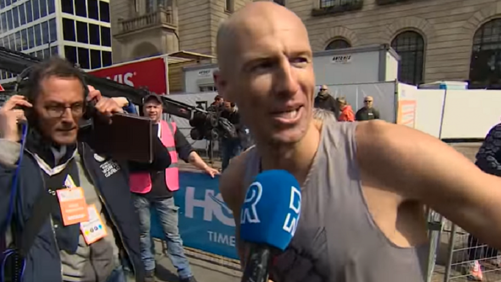 Fudbaler Arjen Roben istrčao prvi maraton u životu: Patio sam fizički i psihički, ali sam sportski fanatik