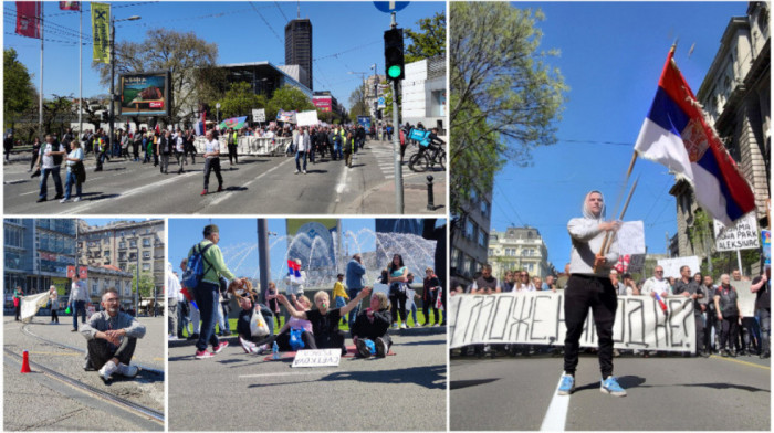 Odblokirana Slavija, završen protest pijačnih prodavaca  zbog zakona o e-fiskalizaciji, Praštalo: Bez odgovora nadležnih