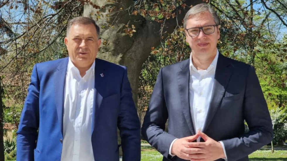 Sastanak Vučića i Dodika: Dogovorena podrška Srbije Republici Srpskoj, "mir i stabilnost zajednički suštinski interes"