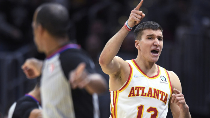 Bogdanović postigao 5.000 poena u NBA ligi: Atlanta pobedila Klivlend