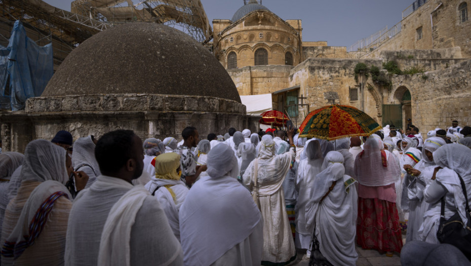 Katolički vernici se povodom Uskrsa okupili u Jerusalimu na mestu Hristovog raspeća