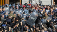 Skup podrške Nagorno-Karabahu u Jerevanu, policija sprečila podizanje šatora