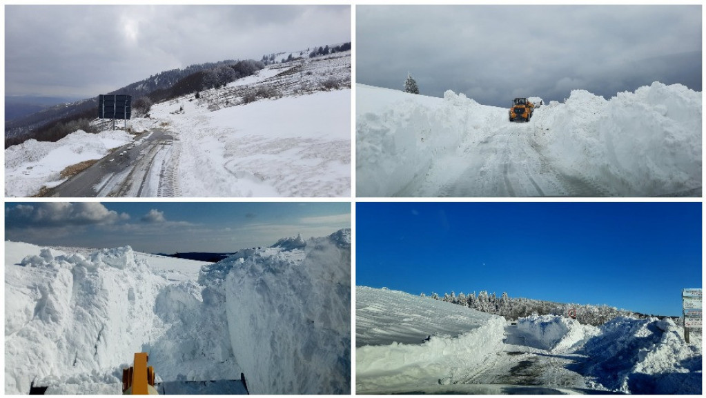Putevi Srbije: Golija pod snegom u aprilu, ekipe putara na terenu (VIDEO)