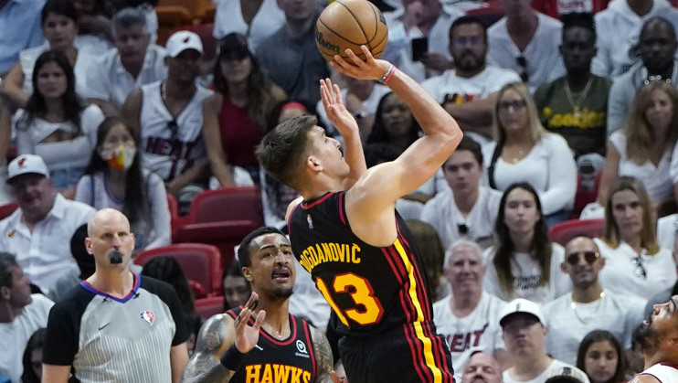 Bogdanović zatrpao koš Šarlota: Dončić srušio Portland