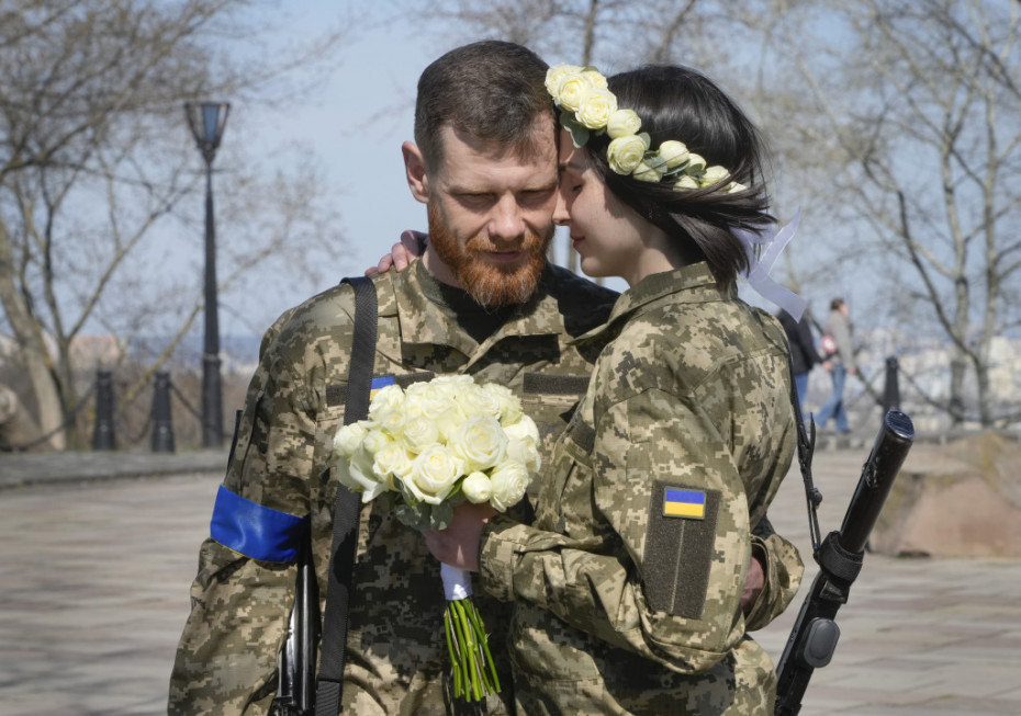 Venčanje vojnika Anastasije i Vjačeslava u Kijevu