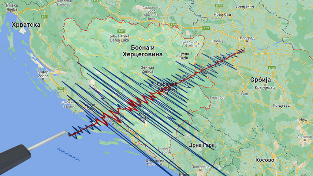Zemljotres na širem području Žepča u BiH