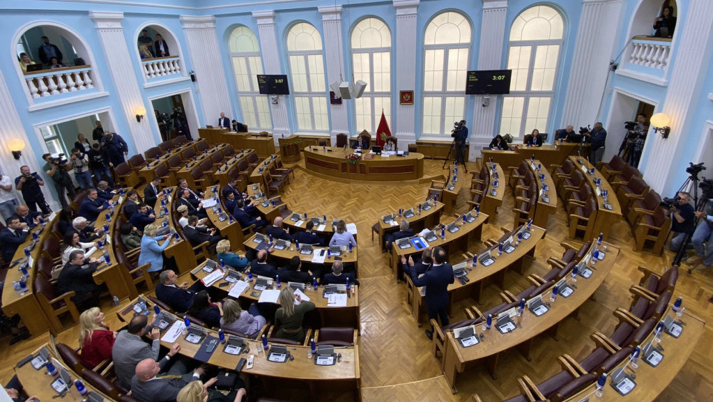 U ponedeljek sednica crnogorskog parlamenta, bira se predsednik i potpredsednici Skupštine