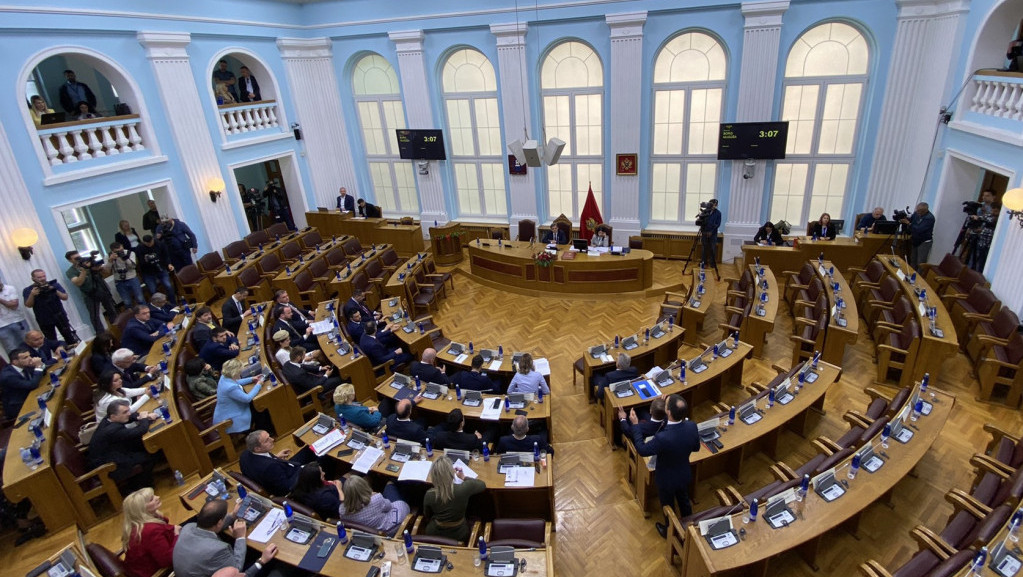 U ponedeljek sednica crnogorskog parlamenta, bira se predsednik i potpredsednici Skupštine