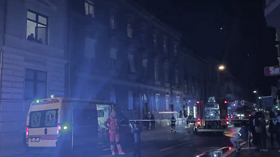 Veliki požar u Zagrebu: Izgoreo stan u centru grada, vatrogasci spasavali stanare sa drugog sprata