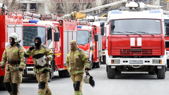 Požar u skladištu nafte na zapadu Rusije