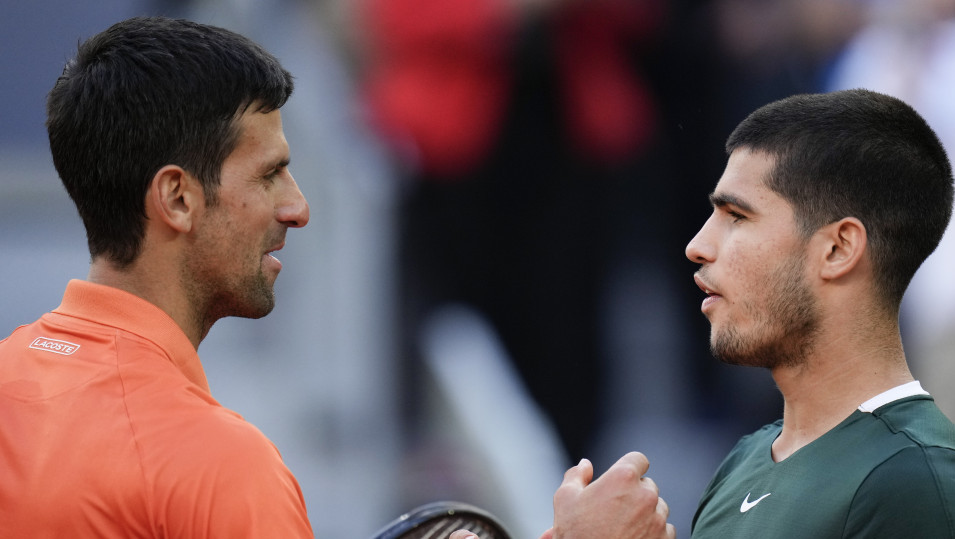 Novak Đoković prvi na ATP listi, Karlos Alkaraz mu "diše za vratom"