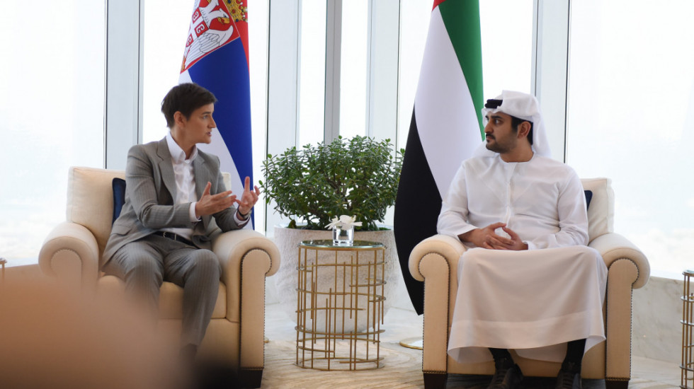 Brnabić u poseti Dubaiju, sastala se sa šeikom Al Maktumom