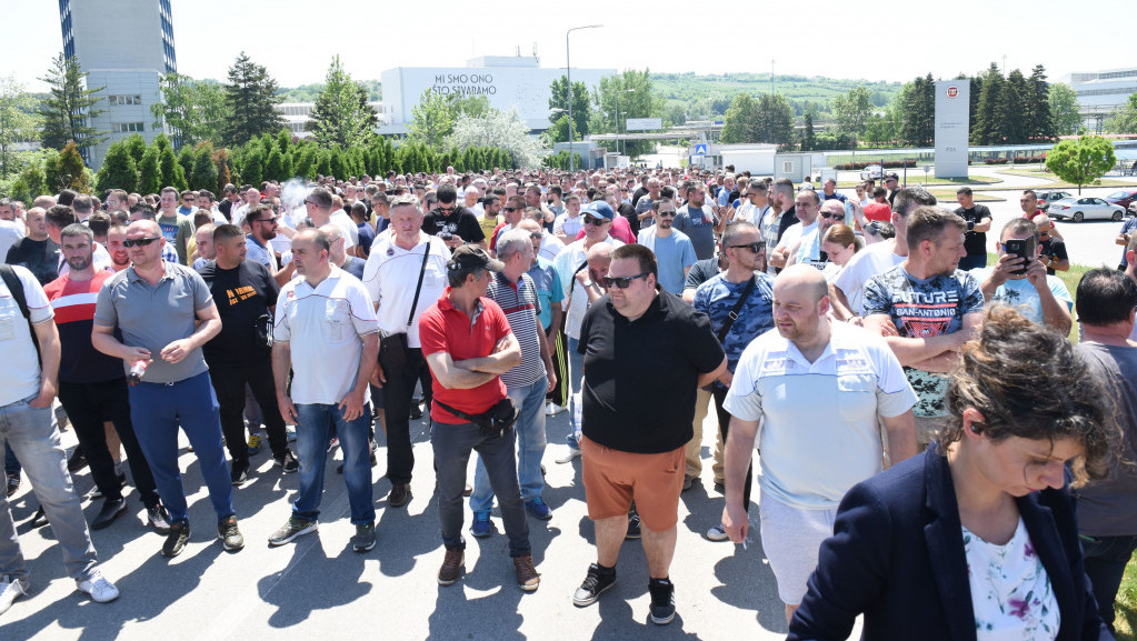 Protest radnika Fijata u Kragujevcu, Ministarka privrede: Ponuda zaposlenima nije iz ugovora države i Stelantisa