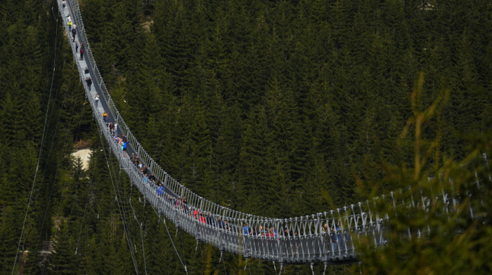 U Češkoj otvoren najduži pešački viseći most na svetu: "Most se ljulja, tako da mislite da će se nešto dogoditi"