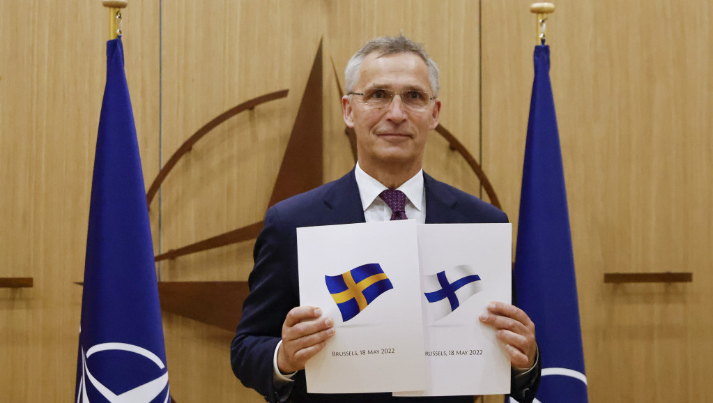 Stoltenberg: Brza odluka o članstvu Finske i Švedske u NATO