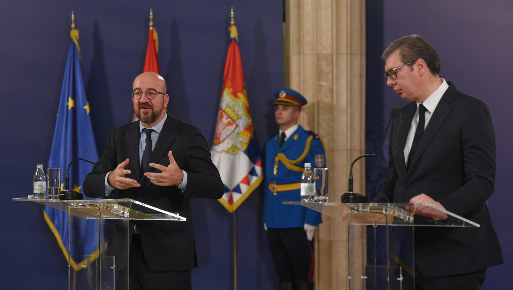 Vučić: Ideja o geopolitičkoj uniji veoma značajna, Mišel: Puna posvećenost EU pristupanju Srbije