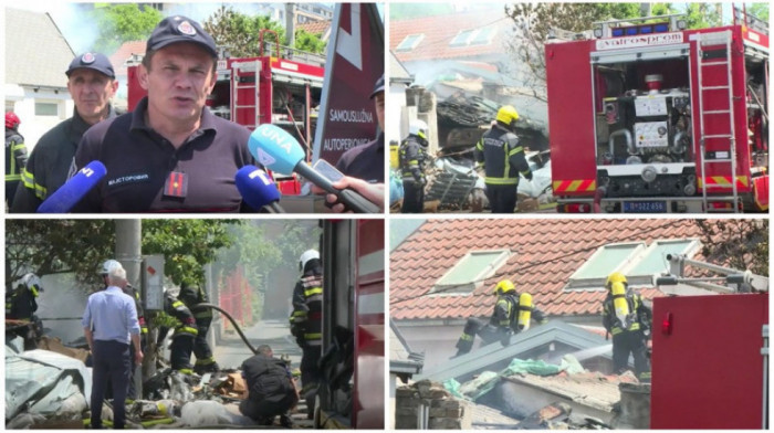 Požar u kući u Zemunu: Jedna osoba preminula, druga sa opekotinama prebačena na VMA