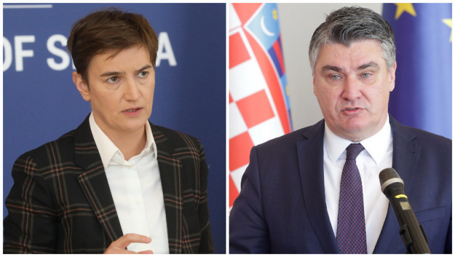 Polemika Milanovića i Brnabić zbog optužnice protiv hrvatskih oficira