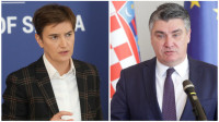Polemika Milanovića i Brnabić zbog optužnice protiv hrvatskih oficira