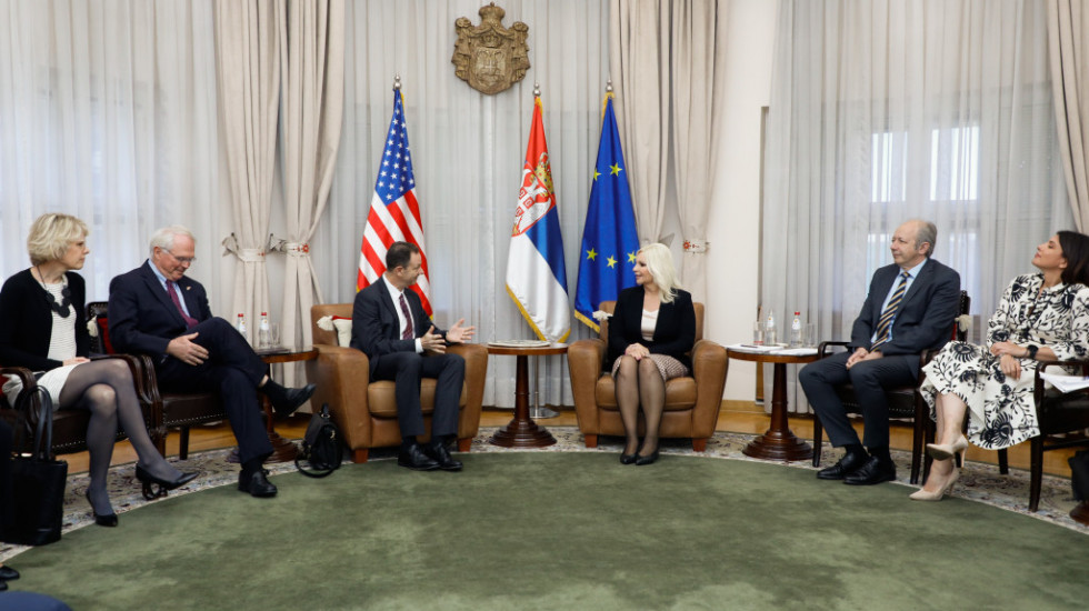 Mihajlović i Fridman o saradnji sa SAD u energetskoj tranziciji: Srbija modernim zakonskim okvirom postavila osnove