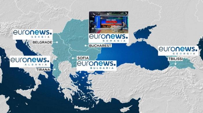 Euronews porodica se širi regionom: Nakon Srbije, Bugarske i Albanije sa radom počeo program i u Rumuniji