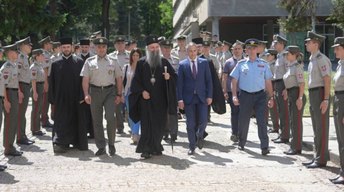 Patrijarh Porfirije posetio Vojnu akademiju