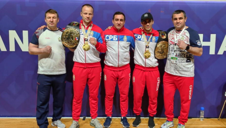 Zlatne medalje donosimo u našu prelepu Srbiju: Novi prvaci Evrope u boksu Abasov i Agajev sijaju posle EP