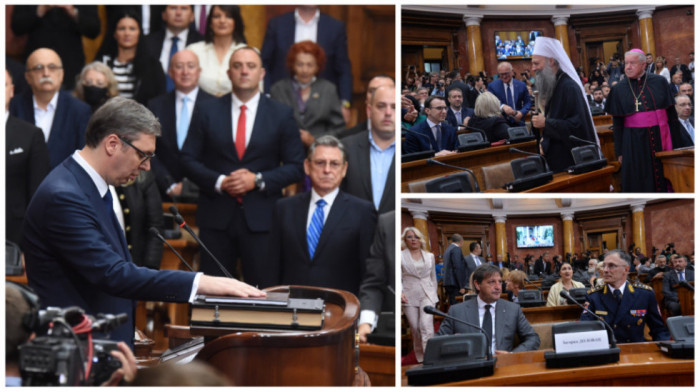 Vučić položio zakletvu: Proriteti drugog mandata su mir, stabilnost, nezavisnost, sloboda, Evropa, rad, rad i rad