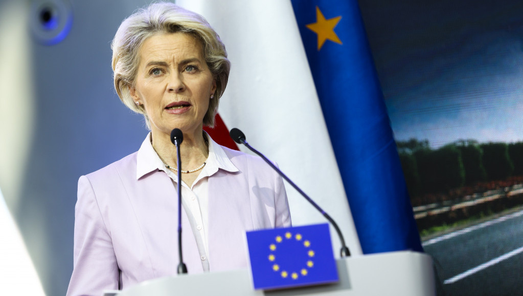 Ursula fon der Lajen: Ukrajina ima jasnu evropsku perspektivu, čeka je naporan rad