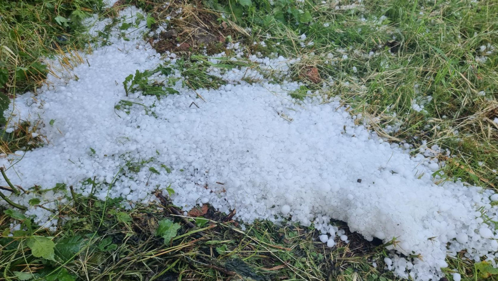 (VIDEO) Grad veličine oraha zahvatio područje Zrenjanina