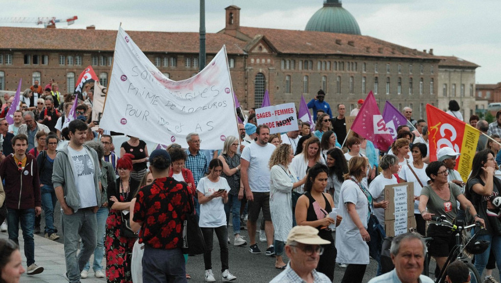 Protesti zdravstvenih radnika u Francuskoj: "Unajmite više ljudi i platite više, hitno je"