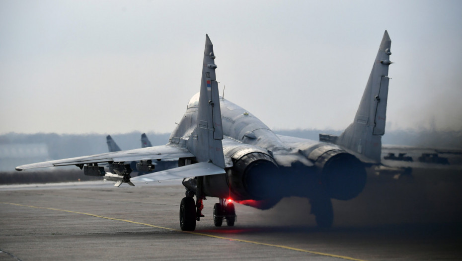 U toku obuka najmlađih pilota aviona MIG-29 u Batajnici