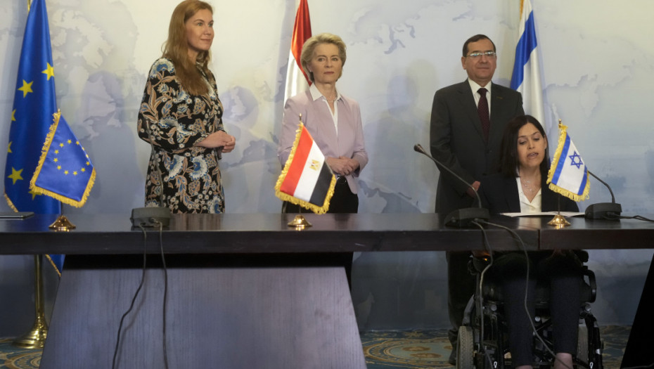&#34;Istorijski dogovor&#34;: EU, Egipat i Izrael potrpisali gasni sporazum