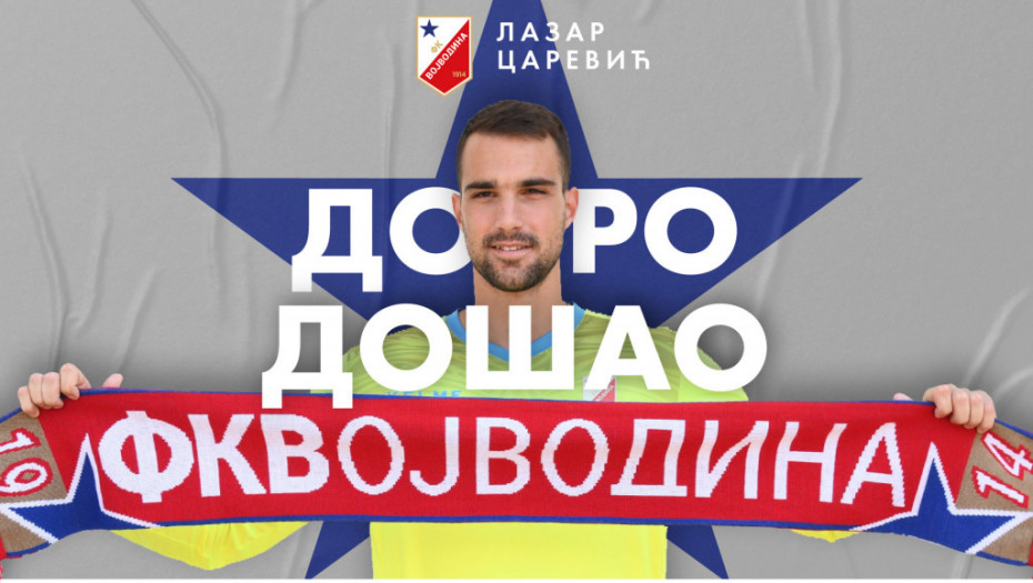 Sada je i zvanično: Lazar Carević prešao iz Barselone u Vojvodinu