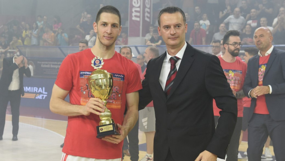 Priznanje za igrača Zvezde: Nikola Ivanović MVP finala Superlige