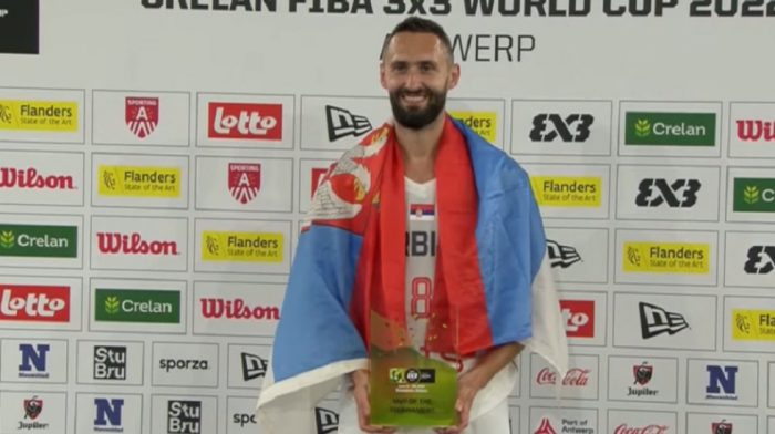 Dejan Majstorović MVP SP: Odigrali smo neverovatan turnir