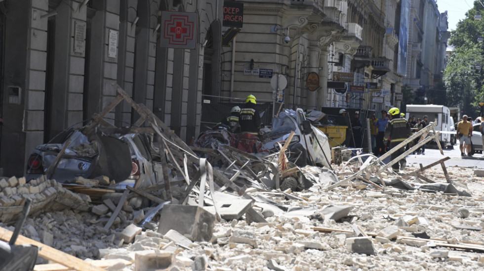 Obrušila se zgrada u Budimpešti, povređene četiri osobe