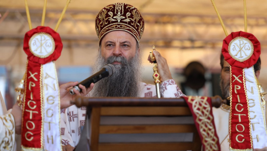 Odložena poseta patrijarha Porfirija Herceg Novom zbog tragedije na Cetinju