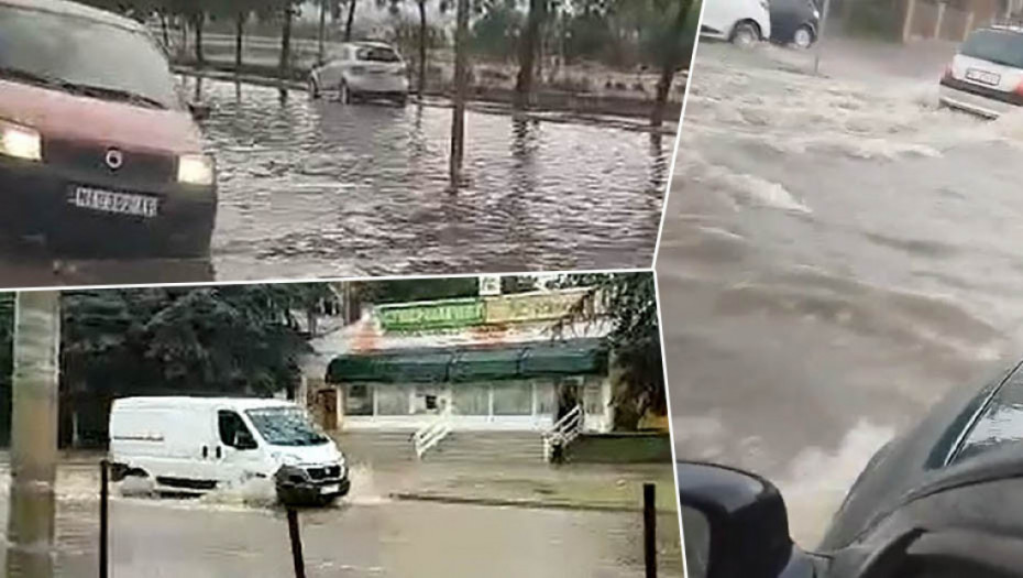 Snažno nevreme pogodilo Niš i Krupanj: Pojedine ulice pod vodom, grad naneo štetu usevima