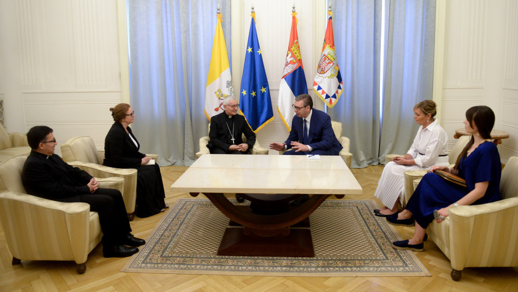 Vučić zahvalio Vatikanu zbog poštovanja teritorijalnog integriteta Srbije