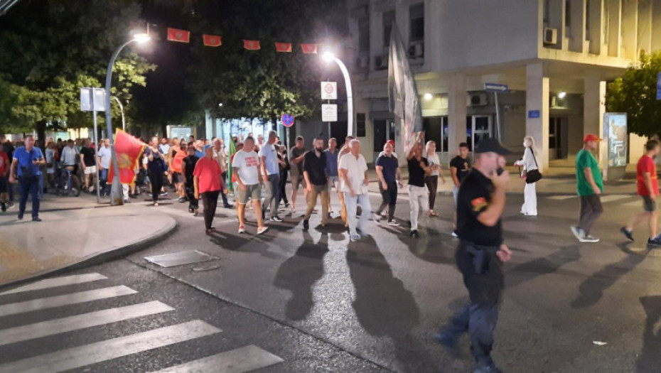 Protest u Podgorici protiv potpisivanja Temeljnog ugovora sa SPC