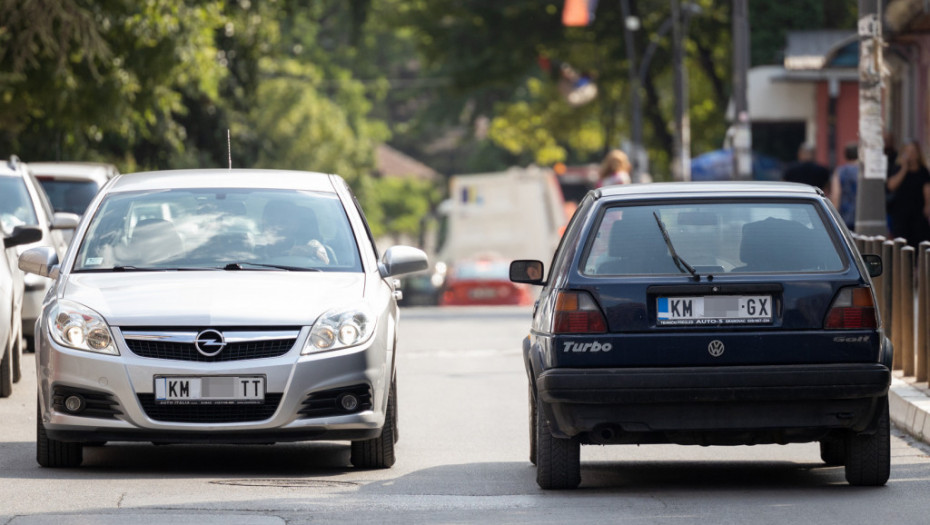 Samo 15 Srba na Kosovu preregistovalo vozila na RKS tablice