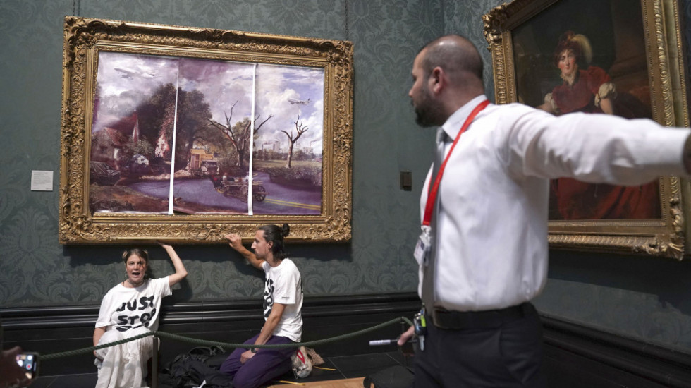 Klimatski aktivisti-vandali moraju da plate odštetu Nacionalnoj galeriji u Londonu