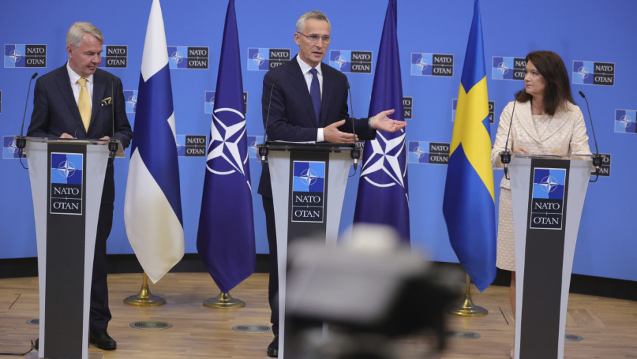 Stoltenberg: Finska i Švedska ispunule zahteve Turske, vreme je da im poželimo dobrodošlicu u NATO